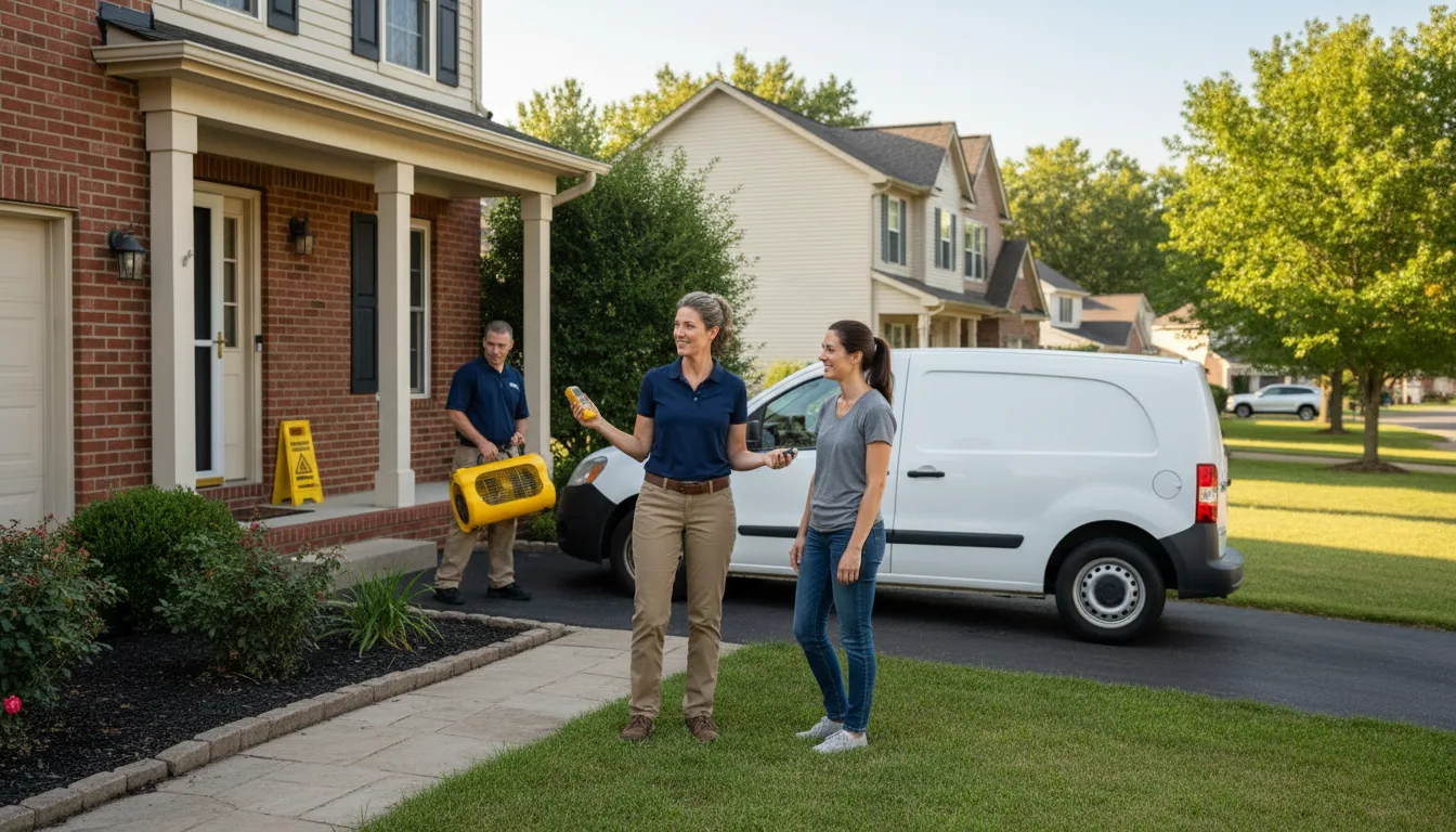 Residential water damage restoration in East Aurora, NY